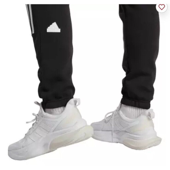 NEW Adidas Men's Future Icons Slim Fit Joggers Black 3 Stripe Size 2XL - Picture 3 of 8